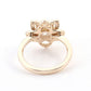 1.5 Ct Brilliant Round Cut 32 Round Cut Wedding Ring