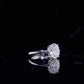 2.1 Ct Oval Moissanite Enagagement Ring