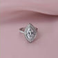 4.06 Ct Marquise Moissanite Wedding Ring