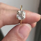 2.0 Ct Asscher Moissanite Engagement Ring