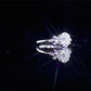 2.2 Ct Oval Moissanite With 6 Marquise Engagement Ring