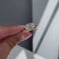 2.0 Ct Oval Moissanite Engagement Ring