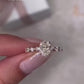 2.10 Ct Oval Moissanite Enagement Ring