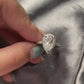 2.30 Ct Pear Moissanite Engagement Ring