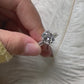 2.06 Ct Oval Moissanite Bridal Set