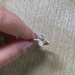 2.1 Ct Pear Moissanite Engagement Ring