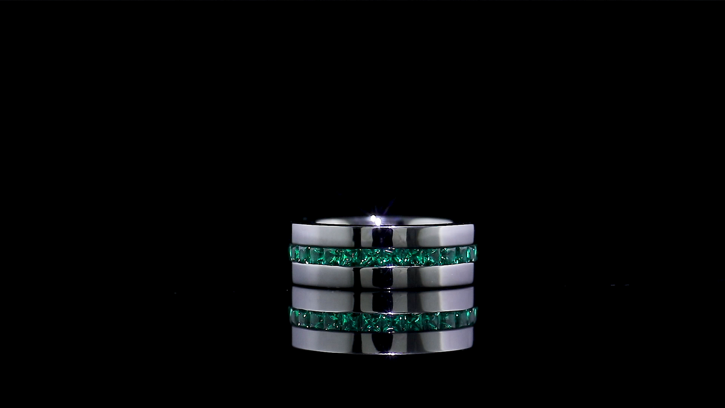 Green Princess Colour Stone Band