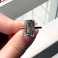 4.5 Ct Blueish Radiant Cut Diamond Engagement Ring