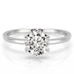 1.4 Ct Brilliant Round Cut Moissanite Engagement Ring