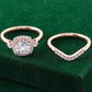 1.05 Ct Brilliant Round Cut Bridal Set